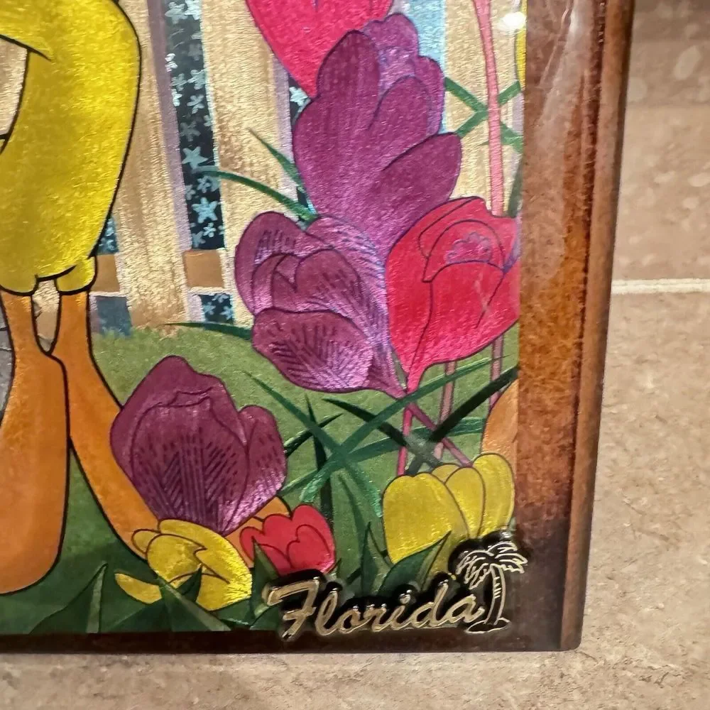 1996‎ Looney Toons Tweety Bird Changing Colors When Moved Vintage Laminated Pic